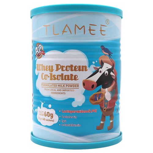 TLAMEE提拉米乳铁蛋白LPO升级版60g分离乳清蛋白调制乳粉蓝罐正品