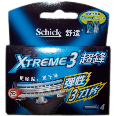 舒适超锋3剃须刀替换xtreme3弹性