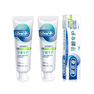 欧乐b牙膏排浊泡泡专护牙缝清洁