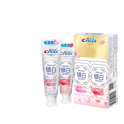 闪亮锁白牙膏含氟佳洁士仙女香氛