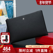 金利来男士 手包真皮大容量手拿包商务信封包牛皮手抓包潮男式 包包