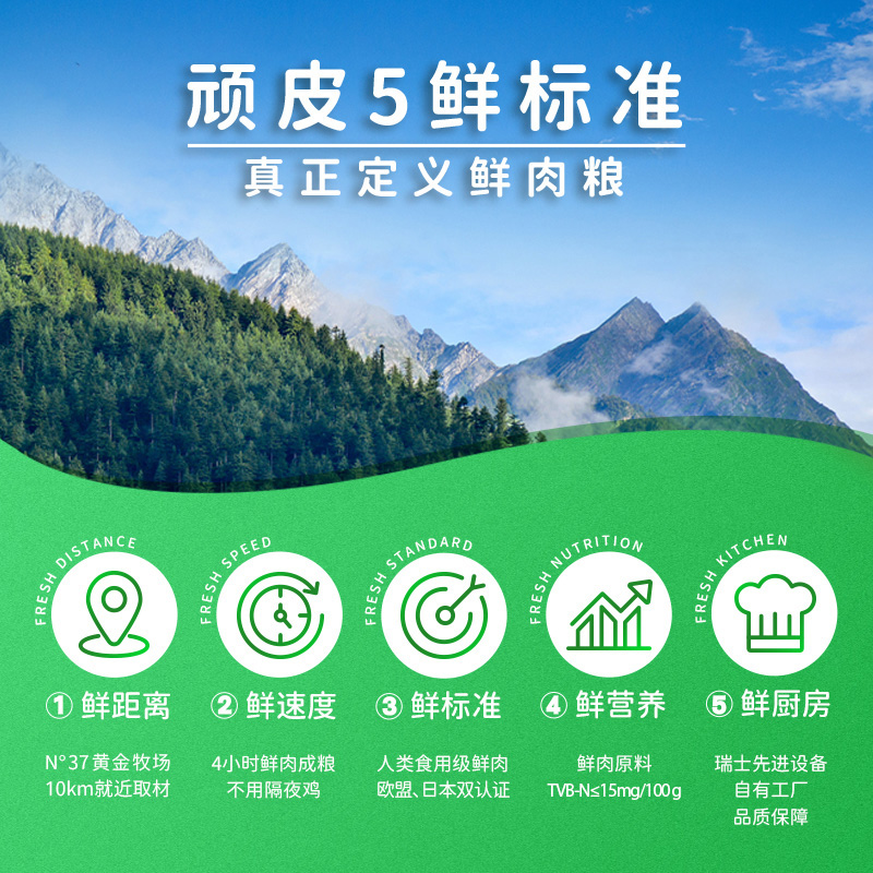 无谷成犬狗粮鲜肉Wanpy通用型