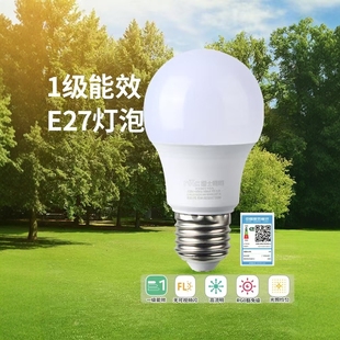 雷士照明led灯泡大螺口节能家用超亮e27螺口一级能效护眼球泡