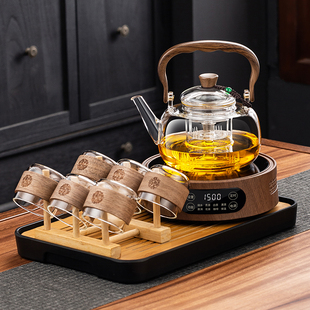 玻璃煮茶壶耐高温2026新款煮茶器茶具套装家用电陶炉烧水泡茶壶