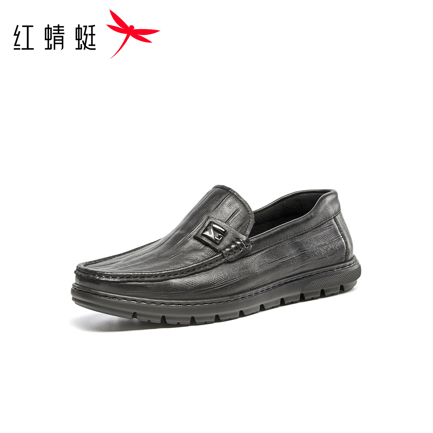 【门店发货】红蜻蜓2026秋季新品时尚休闲豆豆鞋男单鞋MAQ7802658