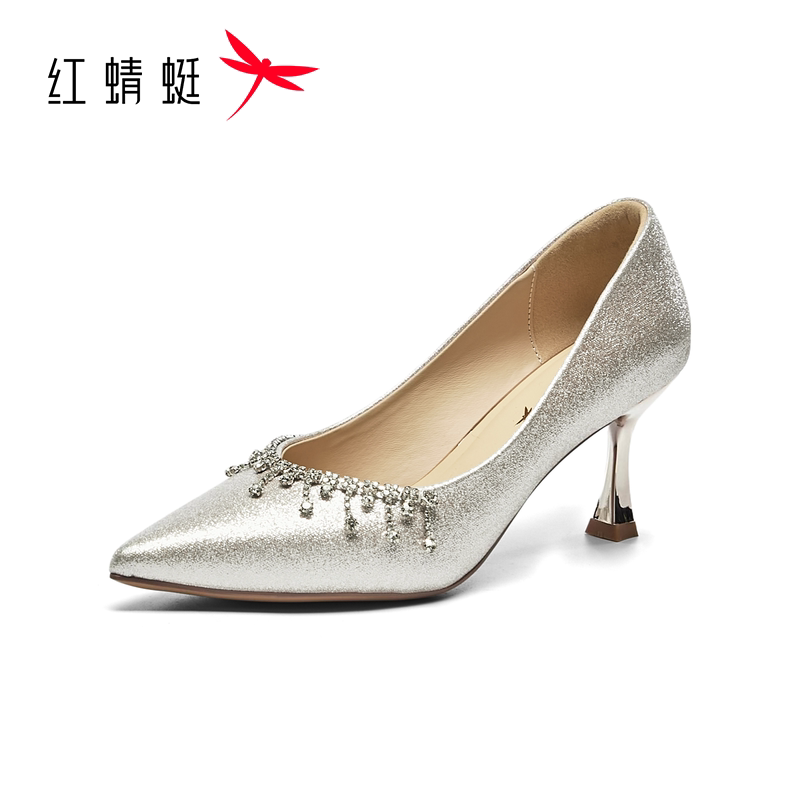 【门店发货】红蜻蜓2026秋季新品晚宴时装女单鞋MBC7200040