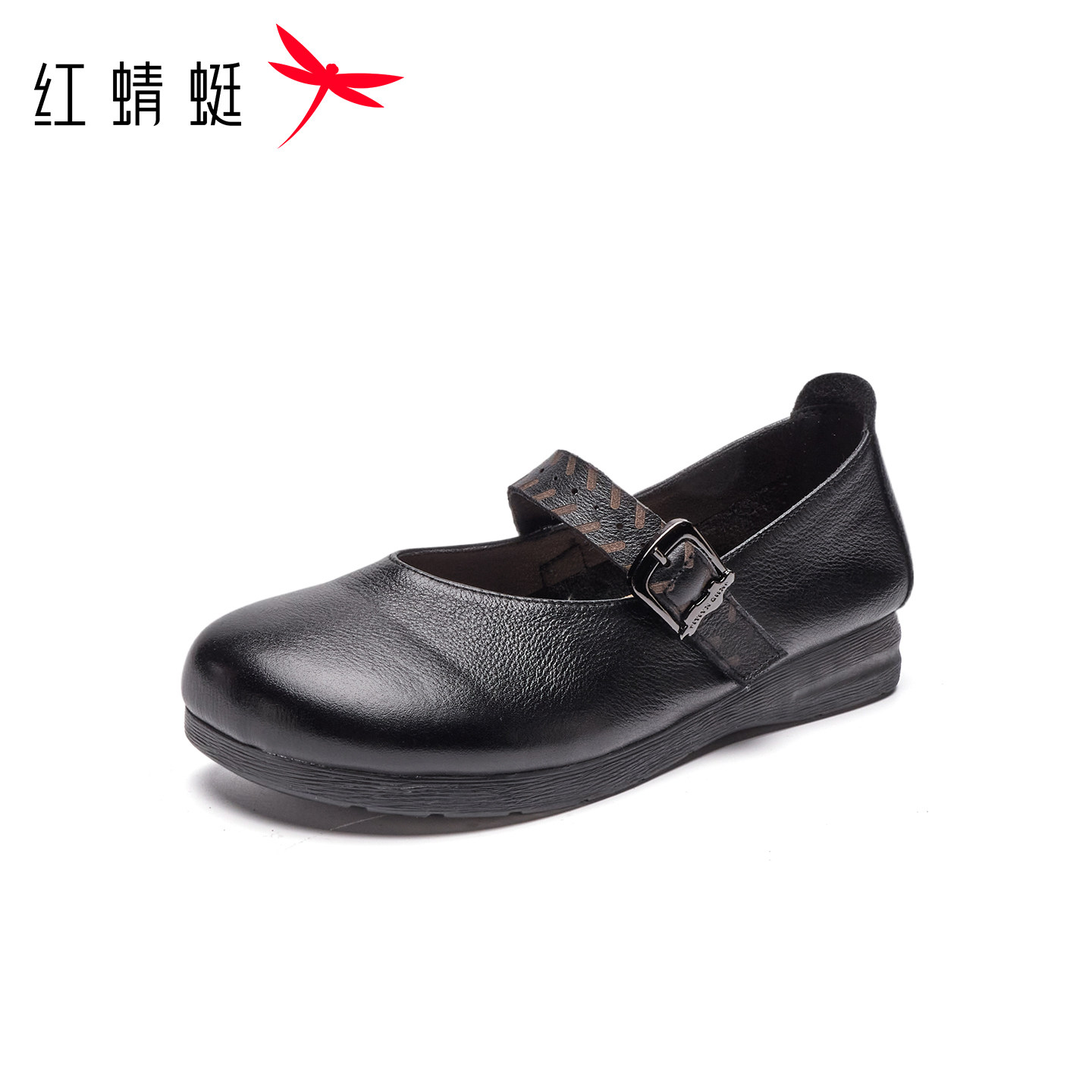 【门店发货】红蜻蜓2026秋季新品时尚休闲孝心鞋女单鞋BQ7880000