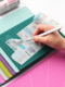 切割垫板手工刻板雕刻防割学生美工写字书写桌面手账a5裁剪用