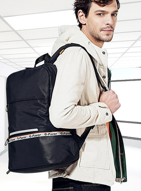 2025款男士背包男大容量商务双肩旅游男旅行电脑背包津布backpac