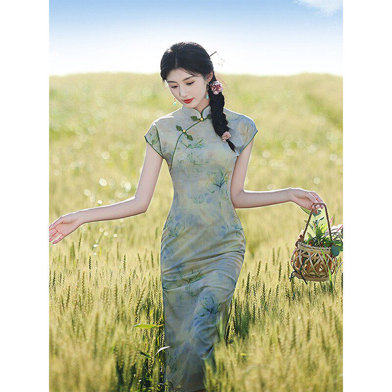 新中式旗袍改良年轻款少女2026新款复古民国风小个子日常可穿夏季