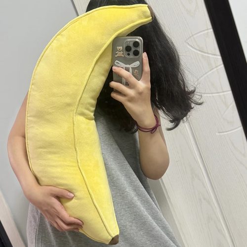 可爱小红书同款香蕉抱枕长条孕妇枕沙发床上睡觉抱睡玩偶生日礼物