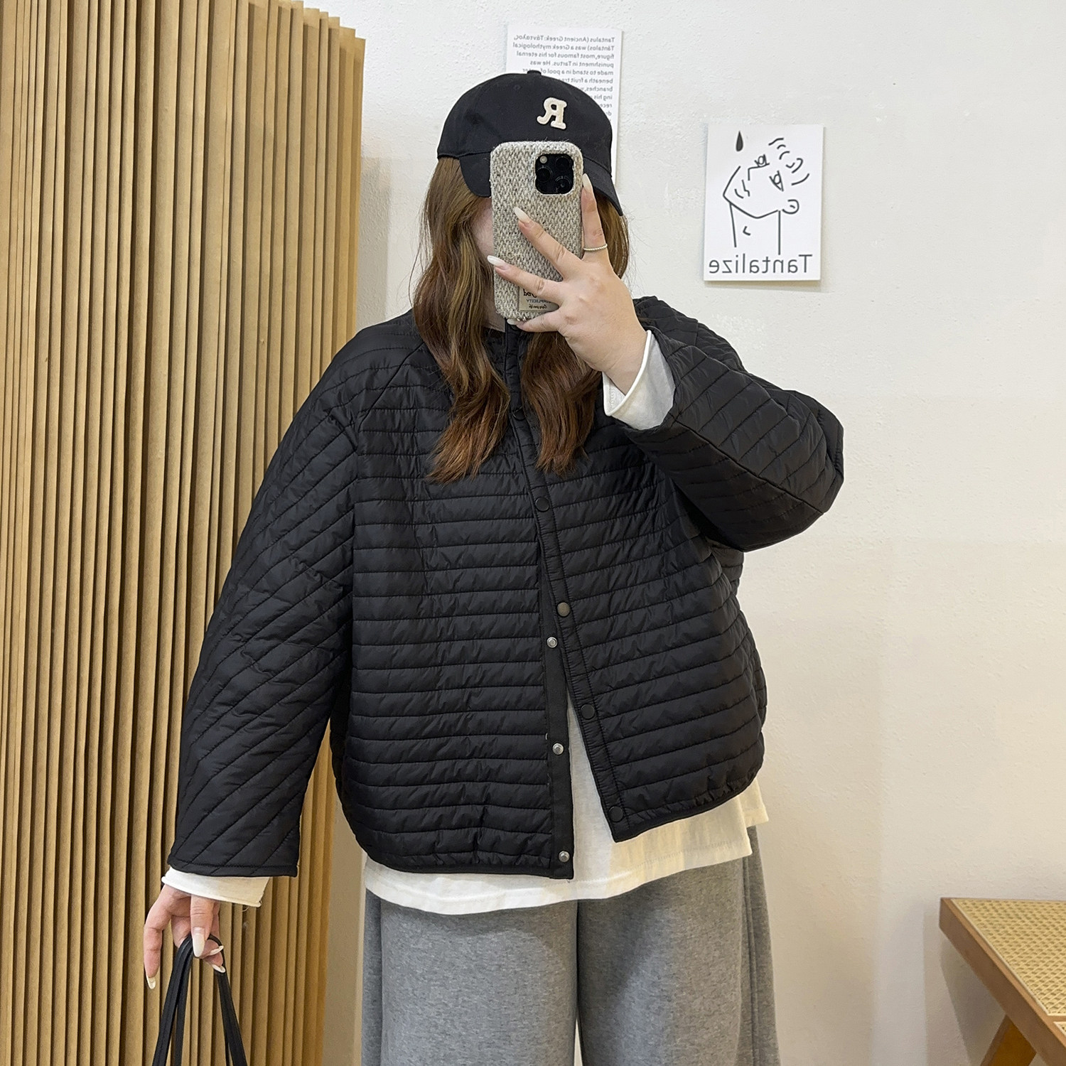 宛宛大码胖MM连帽底圆领长袖棉外套秋冬季款女装简约百搭轻薄棉服,女装/女士精品,大码棉服,淘宝优惠券,粉丝福利购,淘宝优惠卷