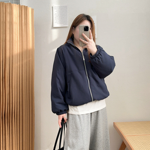 保暖时尚 胖mm宽松棉服冬季 休闲通勤风韩系休闲外套潮 女装 宛宛大码