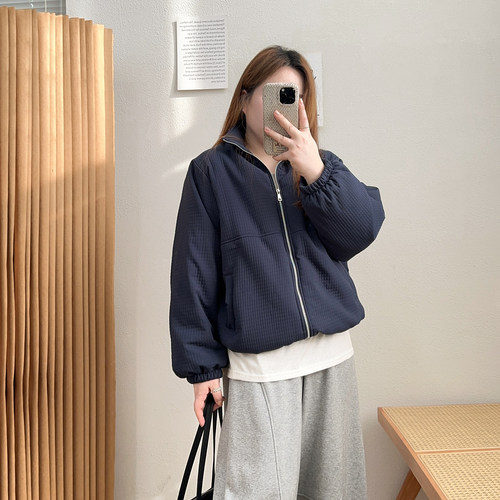 宛宛大码女装胖mm宽松棉服冬季保暖时尚休闲通勤风韩系休闲外套潮