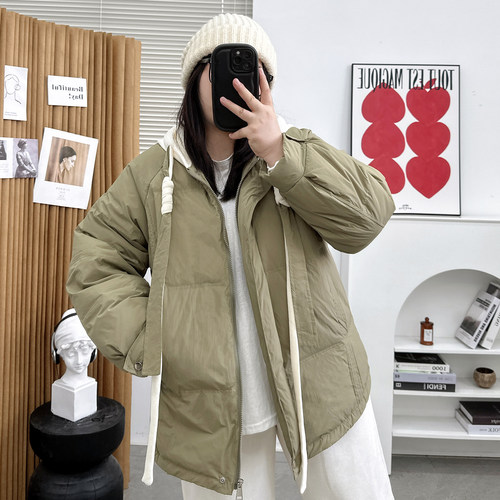 宛宛家短款羽绒服百搭时尚