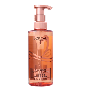 欧莱雅强韧丰盈洗发露护发素套装男女士滋养清洁舒缓洗头水洗头膏