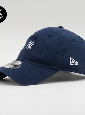 韩国代购NEWERA帽子夏潮940小标软顶NY鸭舌帽洋基棒球帽藏青色