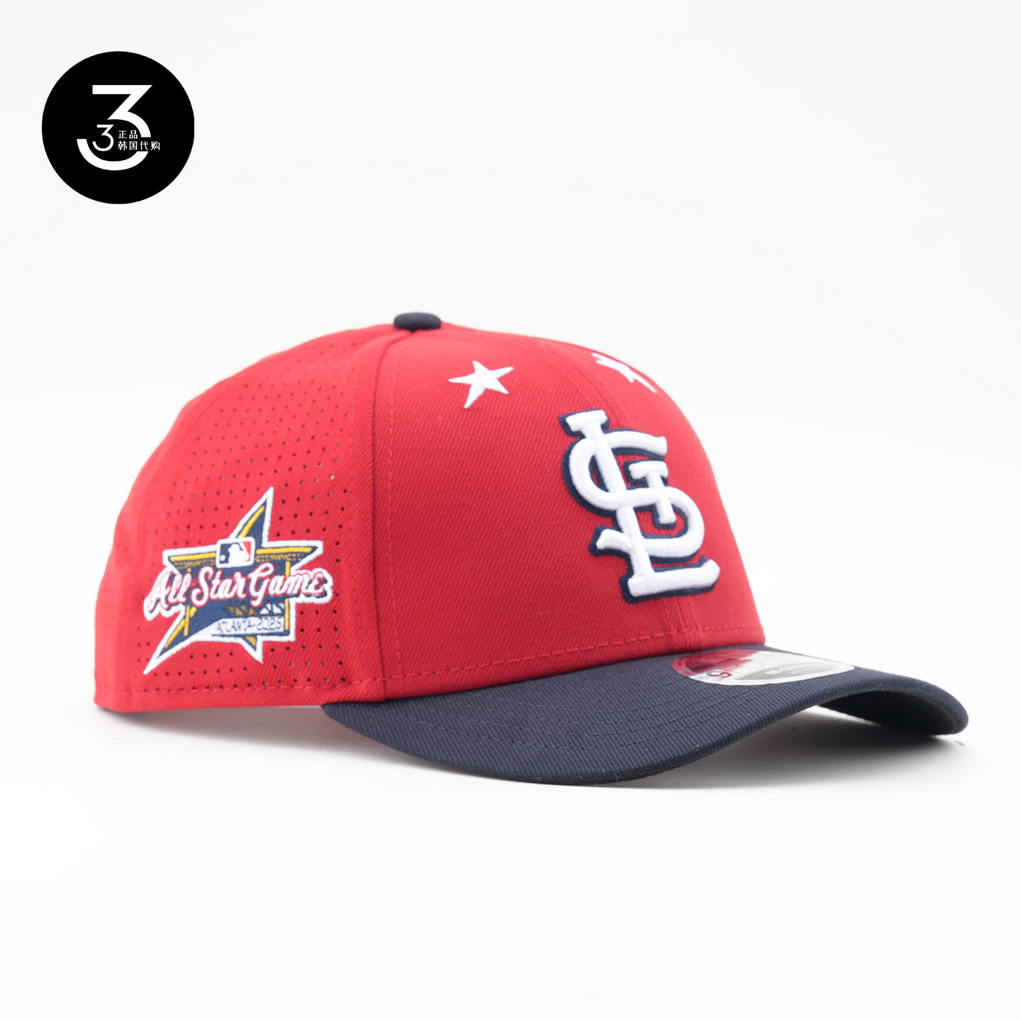 美国代购NEWERA纽亦华MLB全明星940硬顶网眼棒球帽圣路易斯红雀