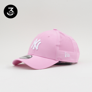 韩国代购 NEWERA速干运动940帽子夏天硬顶NY洋基网眼棒球帽樱花粉