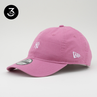 韩国代购 NEWERA纽亦华帽子940小标软顶男女NY鸭舌帽棒球帽粉红色