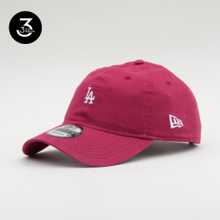 韩国代购 NEWERA纽亦华帽子940小标软顶LA脸小棒球帽红色娜扎同款