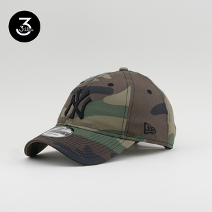 韩国代购 NEWERA帽子纽亦华棒球帽软顶大标NY940洋基鸭舌帽绿迷彩