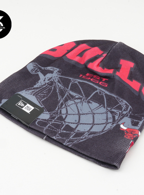 韩国代购NEWERA X NBA X LMC纽亦华联名薄款冷帽芝加哥公牛黑色