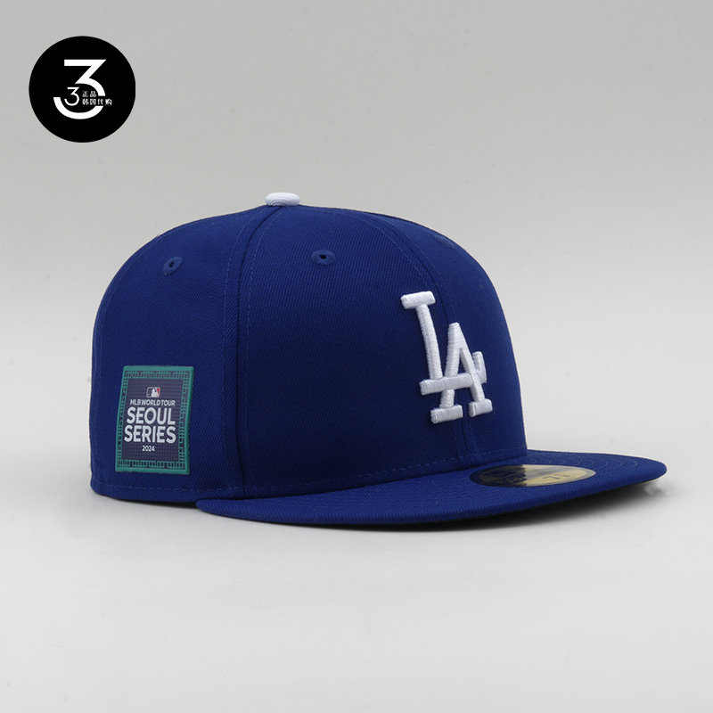 韩国代购NEWERA纽亦华帽子59FIFTY平沿5950首尔大赛LA洛杉矶道奇