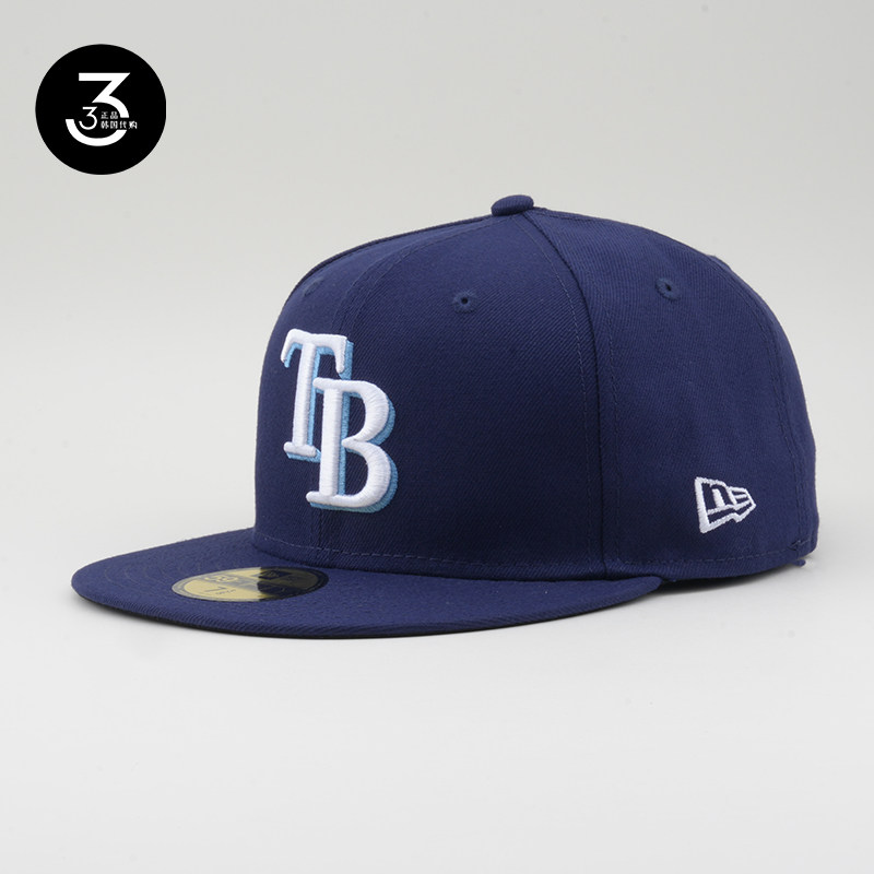 韩国代购NEWERA纽亦华5950平沿全封闭棒球帽MLB坦帕湾光芒59FIFTY