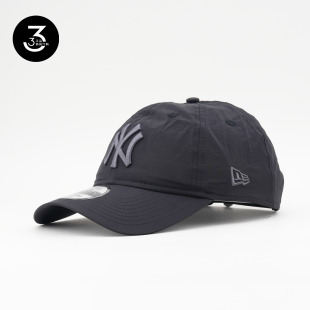 韩国代购 NEWERA纽亦华尼龙速干防晒940软顶大标棒球帽NY洋基黑色