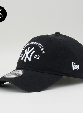 韩国代购NEWERA纽亦华帽子MLB ARCH CITY SLOGAN城市标语系列黑色