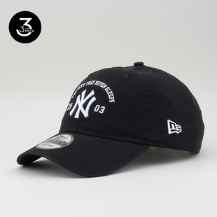 CITY ARCH SLOGAN城市标语系列黑色 NEWERA纽亦华帽子MLB 韩国代购