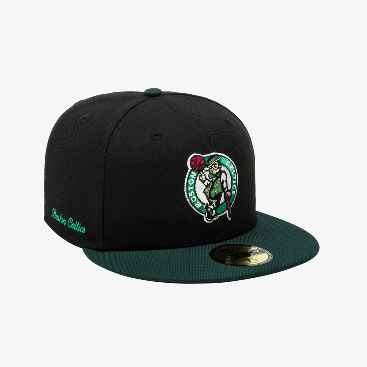 NEWERA X NBA纽亦华 X NBA联名5950平沿全封闭棒球帽拼色凯尔特人