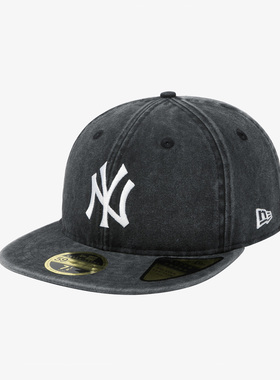 韩国代购NEWERA纽亦华RC5950平沿全封闭软顶棒球帽NY纽约扬基黑色