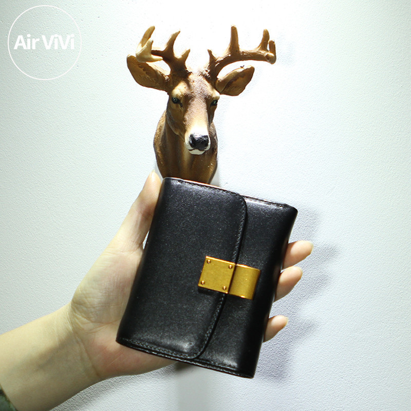 Airvivi-16S15-2025新款头层牛皮 短款钱包真皮钱包 女士时尚钱夹