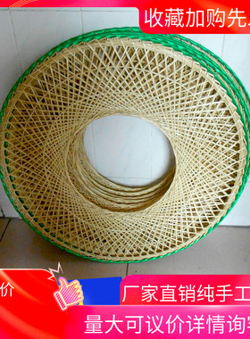 青青竹儿镂空斗笠竹斗笠大侠帽舞蹈竹帽拍戏道具侠女影楼拍摄道具