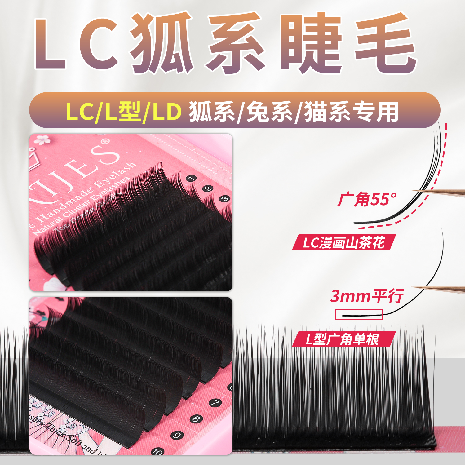 LC狐系睫毛嫁接山茶花