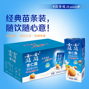 露露杏仁露植物蛋白饮料250ml*24盒利乐包南方露露纸盒装正品早餐