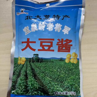 宝泉岭老将军大豆酱蓝袋大豆酱150g东北大酱北大荒特产黄豆酱豆瓣