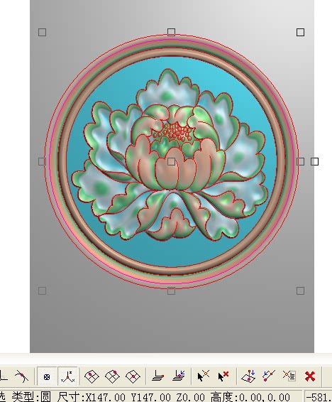 餐椅背板牡丹精雕图浮雕雕刻图灰度图四季花门板 靠背 圆牡丹花