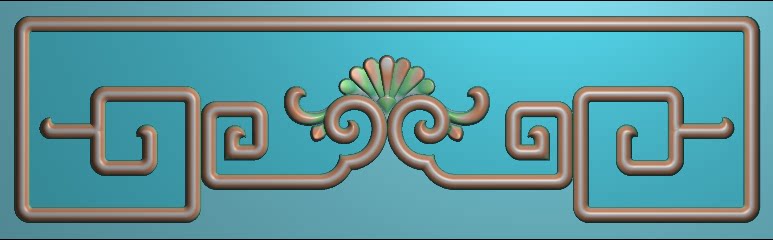 餐椅背下花洋花精雕图浮雕图灰度雕刻图素材线条靠背横板精品万字