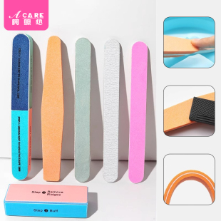 指甲锉 四面抛光块指甲挫海绵美甲双面打磨砂条 抛光条A1pq801