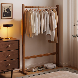 日本进口MUJIΕ衣架落地卧室家用衣帽架房间室内挂衣架不占地衣服