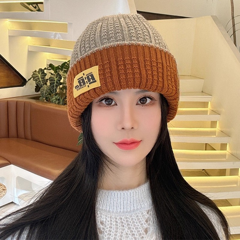 日本GP保暖防寒双面戴针织毛线帽