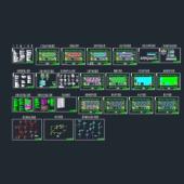 给排水代画实验室施工图 修 GMP洁净厂房CAD施工图素材 建设工程装