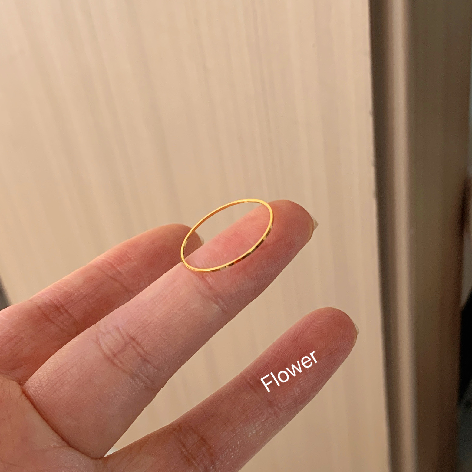 极细素圈钛钢戒指小众设计简约高级感气质百搭女生食指叠戴指环