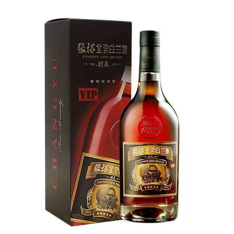 张裕五星白兰地张裕金奖白兰地单支700ml40度烈酒烟台发货张裕5星图片
