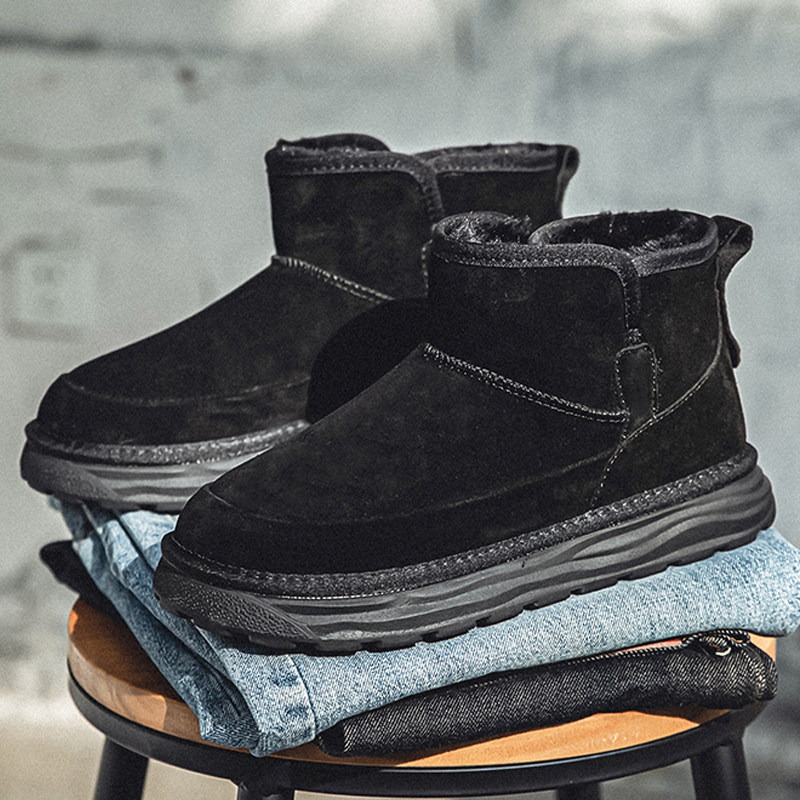 【特大码男鞋男士加厚大棉鞋子】