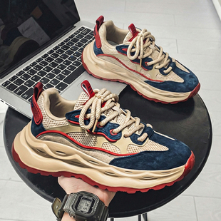 46户外运动休闲鞋 2026春季 特大码 男鞋 48网面49 子47加宽加大老爹鞋