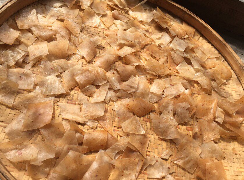 包邮新品 建阳特产虾片农家自晒零食小吃自己炸香脆辣500g